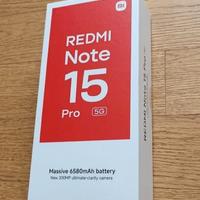 Xiaomi redmi note 15 pro 5g nuovo