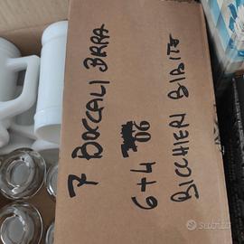 Boccali e bicchieri