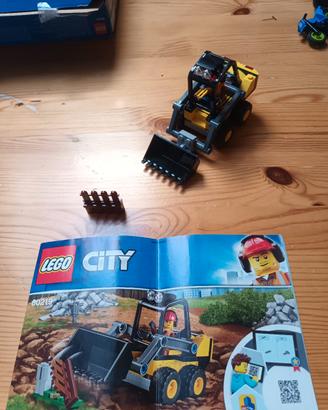 LEGO ruspa da cantiere
