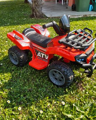 HOMCOM Quad Elettrico per Bambini con Batteria  6v