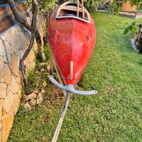 canoa in resina 2 posti