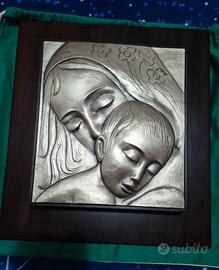 Quadro Bassorilievo Madonna con Bambino Ottaviani