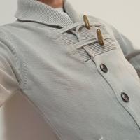 Cardigan uomo sciallato cotone BERNA