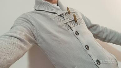 Cardigan uomo sciallato cotone BERNA