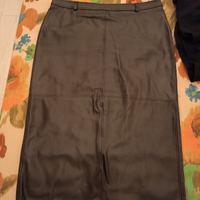 Gonna nera similpelle Marella con cartellino