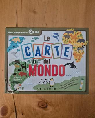 Le Carte del Mondo – Gioco Quiz Educativo Gribaudo