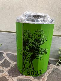 Contenitore olio nuovo con rubinetto inox LT 50