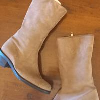 stivaletto scamosciato