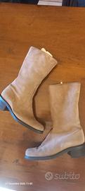 stivaletto scamosciato