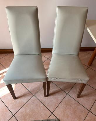 N’4 Sedie beige imbottite