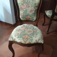 sedie in legno imbottite