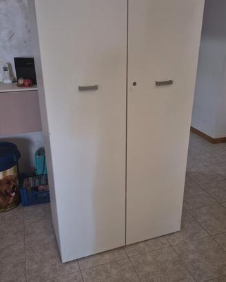 Armadietto, in legno tipo ufficio