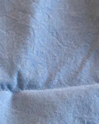 Copripiumino cotone blu celeste