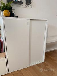 Scarpiera/elemento contenitore, IKEA bianco