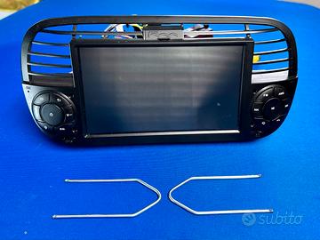 Autoradio con schermo navigatore per Fiat 500
