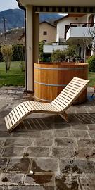 Tinozza in legno di larice siberiano