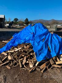 Legna da ardere secca e al coperto