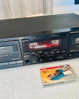 Pioneer piastra a cassette 