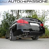 Scarico Sportivo doppio FOX in acciaio omologato p