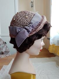 Cappello da cocktail vintage Anni '50 Made in USA