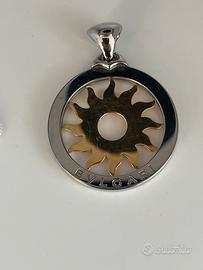 Ciondolo bulgari originale oro e acciaio