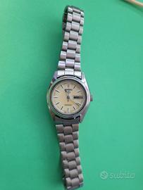 Seiko uomo acciaio quarzo funzionante – vintage