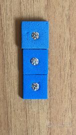 Coppia Diamanti Naturali 0.82 ct orecchini/trilogy