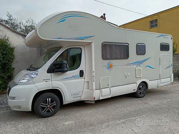 Camper 6 posti viaggio matrimoniale in coda
