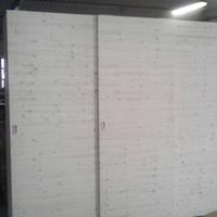 armadio abete 3 ante scorrevoli ripiani cassetti