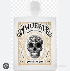 Bottiglia gin amuerte vuota