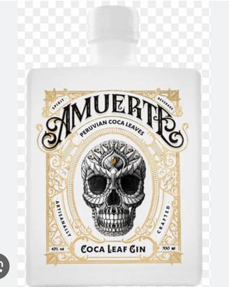 Bottiglia gin amuerte vuota