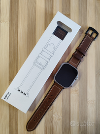 Cinturino pelle-silicone per Apple watch ultra 3