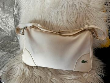 Borsa Lacoste originale tracolla bianca