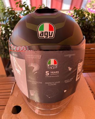 CASCO AGV IRIDES modello SAKAI MATT GREEN/BLAK