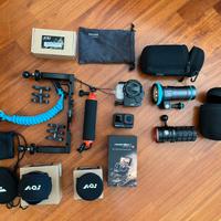 Insta360 + corredo torce e obiettivi sub