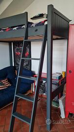 Letto a soppalco 90x200