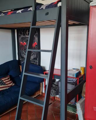 Letto a soppalco 90x200