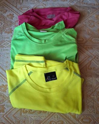 Maglie tecniche mezze maniche.