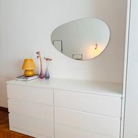 CASSETTIERA MALM IKEA 160x78 cm BIANCA