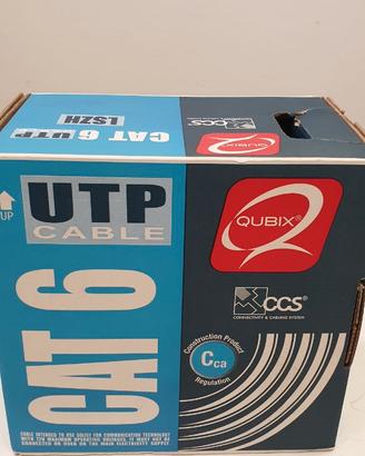 matassa in scatola cavo lan utp cat 6 mt 305