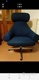 Poltrona GIREVOLE true design modello FENDER 