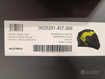 Casco modulare Acerbis SEREL ECE 22-06 