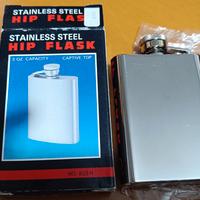 Fiaschetta per liquori, in acciaio inox