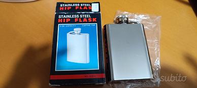 Fiaschetta per liquori, in acciaio inox