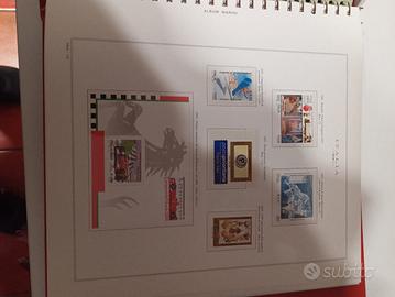 collezione di francobolli Italia della repubblica 