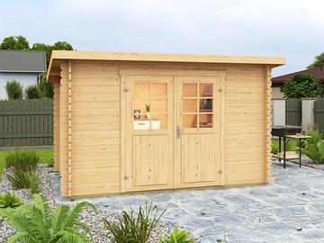 CASETTA DI LEGNO MALTA3 312x312x211 spessore 28mm