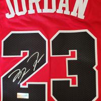 Maglia Micheal Jordan Bulls autografata con COA