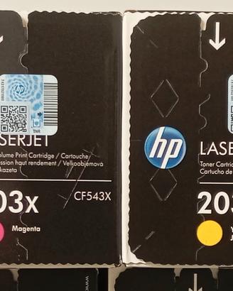 Toner originali  HP colore  laserjet pro m254 nw