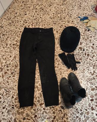 equitazione , kit per ragazzo come nuovo