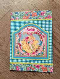 Quaderno vintage Barbie Mattel righe anni 90